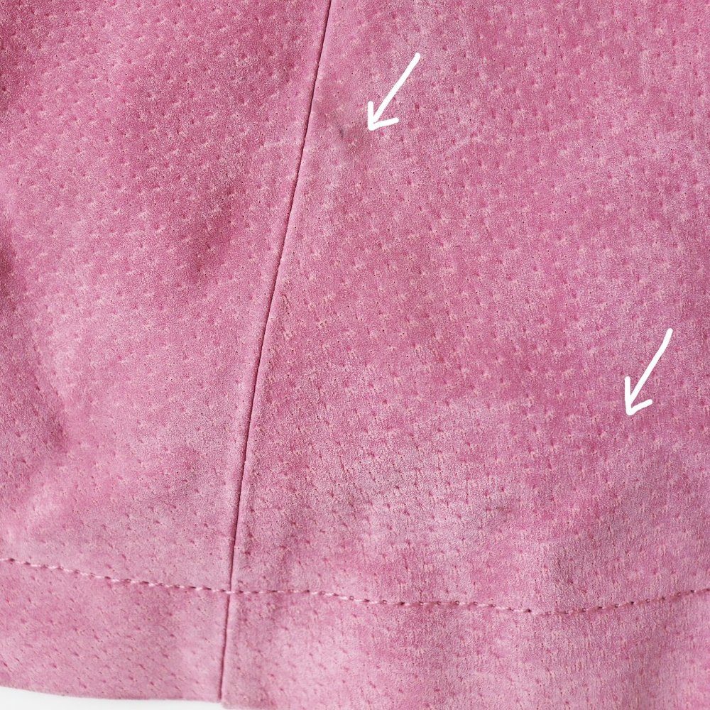 NWT retrofete Hadley Suede Dress in Rose Pink XS - Picture 9 of 10